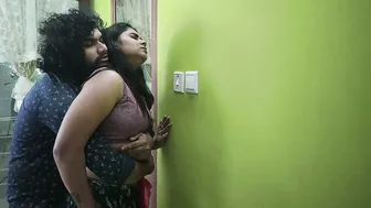 Half saree navel licking with hot Desi amateur couple