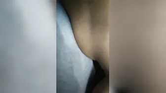 Girlfriend Showing Off Big Ass Pressing Kissing Butt Cheeks