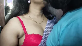 Saree Romance Licking Kissing Her Navel Mallu Couple Love