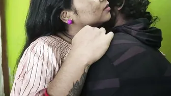 Stepsister Making Out Pressing Kissing Her Soft Hot Boobs