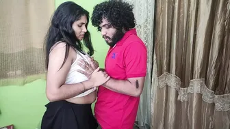 Wife Without Bra Showing Boobs in Shimmy Making Out Hot