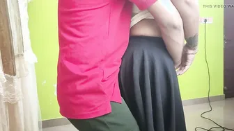 Wife Without Bra Showing Boobs in Shimmy Making Out Hot