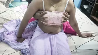 Desi Wife Removing Saree Showing Off Curves Seductively