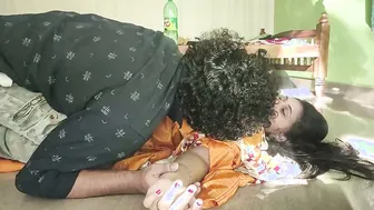 Mallu Couple Lying Down Making Out Intense Lip Locking