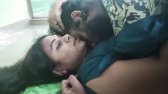 Desi Couple Getting Hot Fondling Girlfriend's Boobs