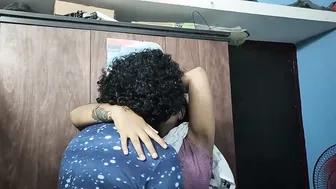 Desi Couple Having Saree Lip Lock With Armpit Navel Lick