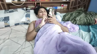 Desi Couple Having Saree Bra Pussy Licking Hot Romance