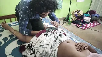 Desi Couple Licking Hot Chocolate From Her Body In Saree