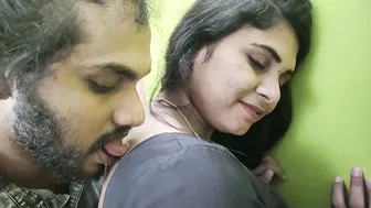 Desi Couple Having Hot Saree Ass Licking Romance Session
