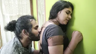 Desi Couple Having Hot Saree Ass Licking Romance Session