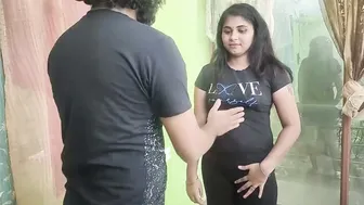 Desi Couple Kissing Ass During Hot Shorts Romance Session