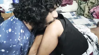 Desi Wife Sucking Boobs And Licking Navel While Rubbing