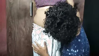 Desi Couple Having Saree Ass Kissing With Hot Lip Lock