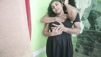 Desi Lovers Kissing Passionately Groping Boobs So Hard