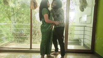 Desi Wife Teasing In See Through Nighty Exposing Body