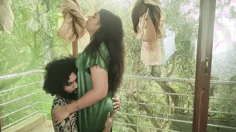Desi Wife Teasing In See Through Nighty Exposing Body