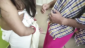 Indian Couple Having Sex Giving Blowjob In Ethnic Wear