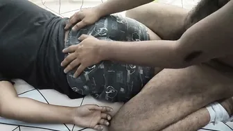 Desi Girlfriend Showing Off Ass Getting Pressed Softly