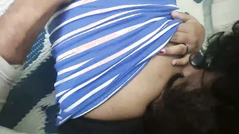 Horny Bhabhi Getting Boobs Sucked And Squeezed Really