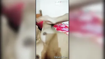 Horny Married Woman Showing Off Her Tits and Pussy