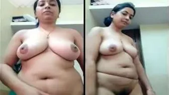 Married Indian Wife Stripping and Showing Her Body