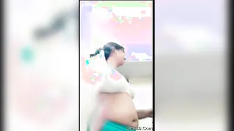 Married Indian Wife Stripping and Showing Her Body