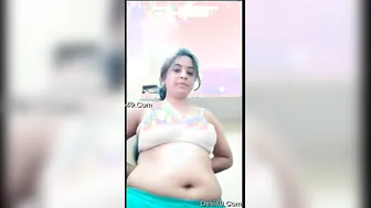 Married Indian Wife Stripping and Showing Her Body