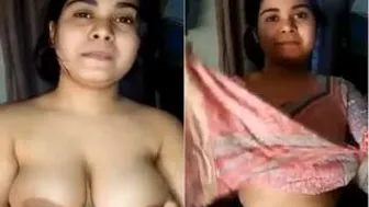 Busty Indian Amateur Revealing Her Big Natural Tits