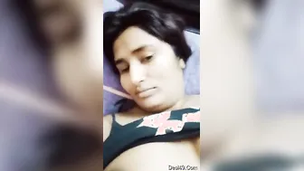 She Plays With Her Tits And Rubs Her Wet Pussy For You