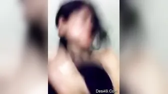 GF Teasing With Her Nipples Visible Through Thin Bra