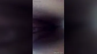 College GF Fingering Herself Moaning Touching Her Clit