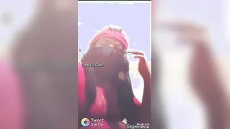 Cute GF Playing With Her Perky Boobs Teasing On Video