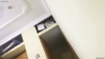 Gorgeous Wife Getting Dressed After Getting Fucked By Husband