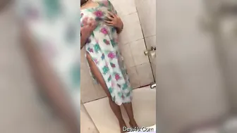 Hot Nri GF Touching Herself Playing With Boobs And Pussy