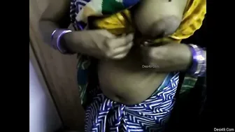 Horny Maid Getting Her Boobs Pressed Hard By Her House Owner