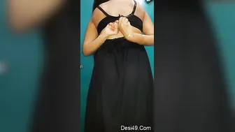 Telugu Babe Showing Off Her Thick Ass And Perky Tits For Me