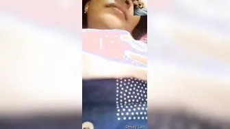 Cute GF Flashing Her Tits During Late Night Video Call