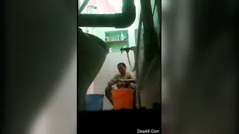 Busty Bhabhi Caught Bathing On Hidden Cam In Her Bathroom