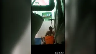 Busty Bhabhi Caught Bathing On Hidden Cam In Her Bathroom