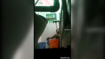 Busty Bhabhi Caught Bathing On Hidden Cam In Her Bathroom