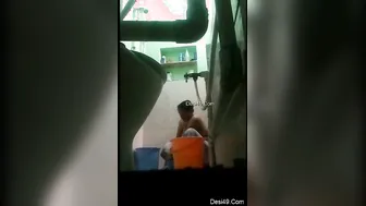 Busty Bhabhi Caught Bathing On Hidden Cam In Her Bathroom