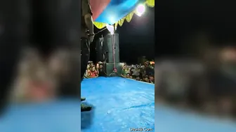 Naughty Dancer Flashing Her Pussy To The Crowd On Stage