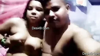 My Sexy Wife Exposing Her Boobs Just For Me On Private Chat