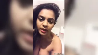 Sexy Nri Babe Flashing Her Tits During Private Video Session