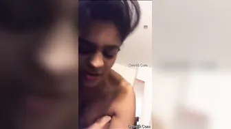 Sexy Nri Babe Flashing Her Tits During Private Video Session