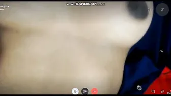 Hot Desi Slut Teasing With Her Perky Tits On Late Night Call
