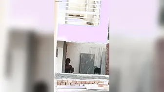 Village Wife Bathing Outdoors Caught On Camera By Hidden Watcher