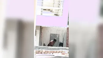 Village Wife Bathing Outdoors Caught On Camera By Hidden Watcher