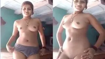 Slutty Desi Gf Getting Naked And Revealing Her Tight Body