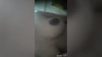 Sexy GF Recording Herself Fingering And Pressing Boobs